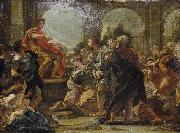 Giovanni Battista Gaulli Called Baccicio Continence of Scipio oil painting artist